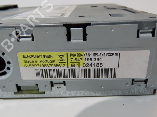 Radio CITROËN C5 III (RD_) 1.6 HDi 110 (RD9HZC) | BP18481660E6 