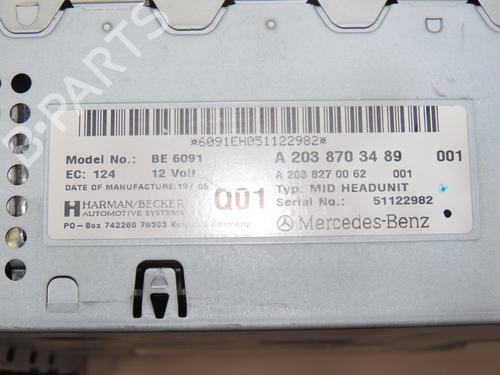 Radio MERCEDES-BENZ C-CLASS (W203) C 220 CDI (203.008) | BP24535143E6 