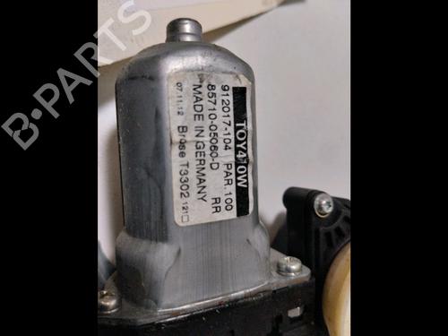 Used Rear right window mechanism Rear right window mechanism TOYOTA AVENSIS Saloon (_T27_) 2.0 D-4D (ADT270_, ADT270R) (124 hp) 10490515 10490515