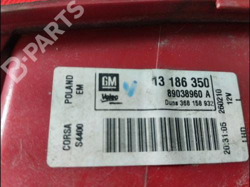 Left taillight OPEL CORSA D (S07) 1.3 CDTI (L08, L68) | BP10686474C34 