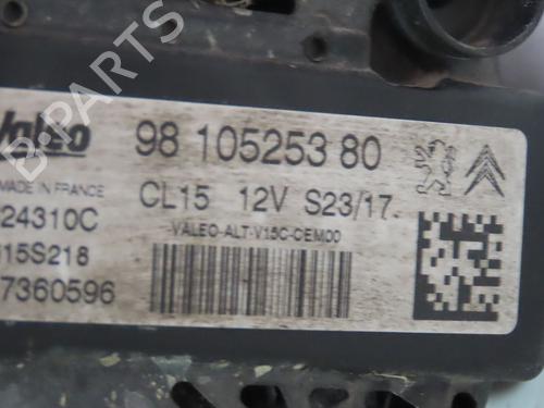 Used Alternator PEUGEOT PARTNER Box Body/MPV 1.6 BlueHDi 100 (100 hp) 25859583