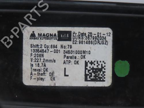 Front left window mechanism OPEL MERIVA B MPV (S10) 1.7 CDTI (75) | BP37530395C22 - Image 3