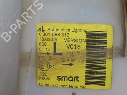 Phare gauche SMART CABRIO (450) 0.6 (S1OLA1, 450.441, 450.442, 450.443) (55 hp) 26724897