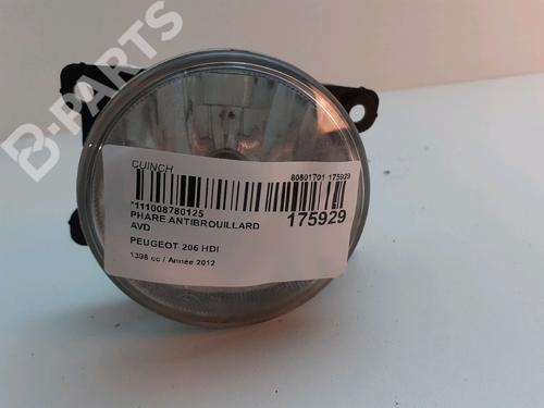 Used Right front fog light Right front fog light PEUGEOT 206+ (2L_, 2M_) 1.4 HDi eco 70 (68 hp) 11199309 11199309