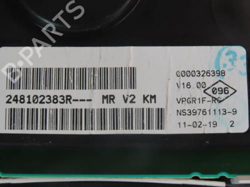 Used Instrument cluster DACIA SANDERO II 1.0 SCe 75 (B8JC, B8JD) (73 hp) 26442665