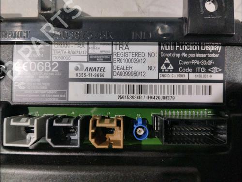 Display monitor RENAULT CAPTUR I (J5_, H5_) 1.5 dCi 90 (J5N4, J5M5, J5MW, J5M6, J5AL, J5AJ) | BP23161452C48