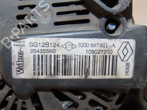 Used Alternator RENAULT GRAND SCÉNIC II (JM0/1_) 1.9 dCi (JM14) (131 hp) 28485443