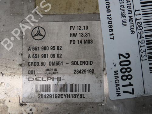 Engine control unit (ECU) MERCEDES-BENZ GLA-CLASS (X156) GLA 220 CDI / d 4-matic (156.905) | BP27470416M57 