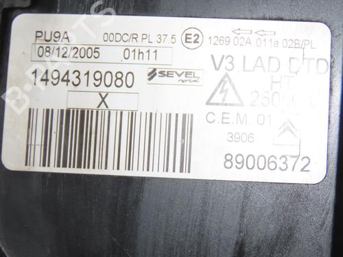 Højre forlygte CITROËN C8 (EA_, EB_) 2.0 HDi | BP23435467C29 