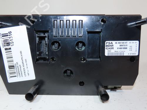 Climate control CITROËN XSARA PICASSO (N68) 2.0 HDi | BP23161189I5 