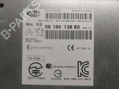 Radio PEUGEOT 308 SW II (LC_, LJ_, LR_, LX_, L4_) 1.6 BlueHDi 120 | BP15643998E6 