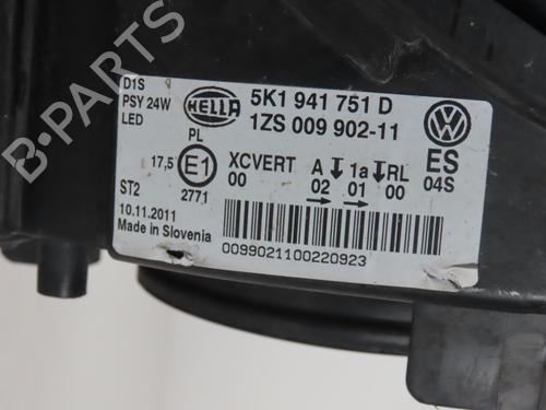 Left headlight VW GOLF VI Convertible (517) 2.0 TDI | BP31372308C28  - Image 6