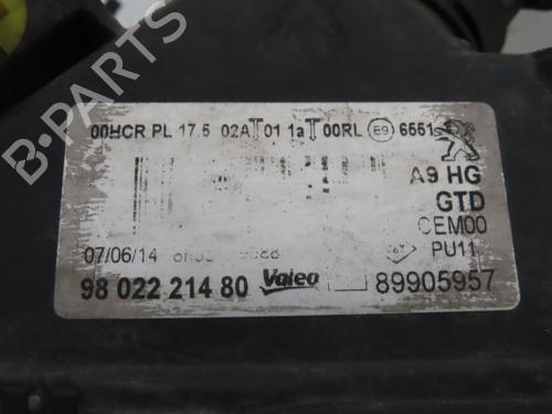 Left headlight PEUGEOT 208 I (CA_, CC_) 1.6 HDi | BP30740486C28 