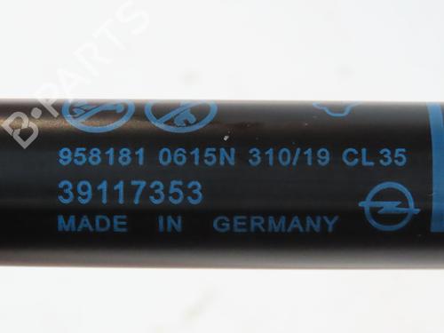 Used Tailgate lift support OPEL CROSSLAND X / CROSSLAND (P17, P2QO) 1.2 (75) (110 hp) 29551493