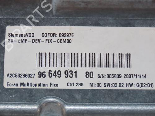 Used Display monitor PEUGEOT 407 (6D_) 2.0 HDi 135 (6DRHRH, 6DRHRE, 6DRHRG, 6DRHRJ) (136 hp) 29846078