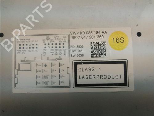 Radio VW GOLF VI (5K1) 2.0 TDI | BP15672288E6 