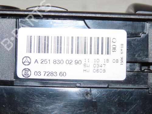 Left front window switch MERCEDES-BENZ M-CLASS (W164) ML 350 CDI 4-matic (164.125, 164.124) | BP29846136I27 