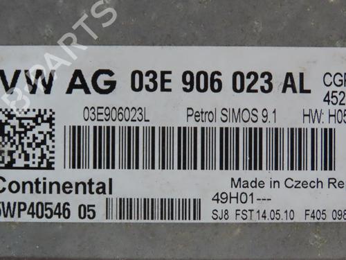 Used Engine control unit (ECU) VW POLO V (6R1, 6C1) 1.2 (60 hp) 27602728