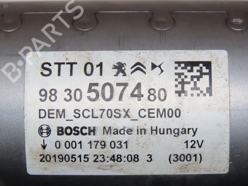 Used Starter PEUGEOT 2008 I (CU_) 1.2 THP 110 / PureTech 110 (110 hp) 18035003