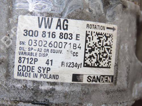 AC compressor VW T-CROSS (C11, D31) 1.0 TSi | BP24486773M34