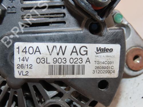 Used Alternator VW POLO V (6R1, 6C1) 1.6 TDI (90 hp) 27246136