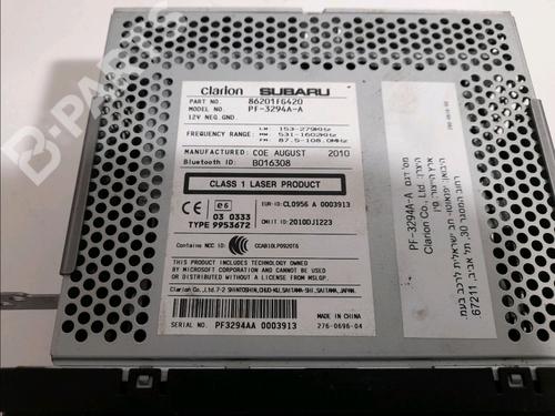 Radio SUBARU IMPREZA Hatchback (GR, GH, G3) 2.0 D AWD | BP11413158E6 