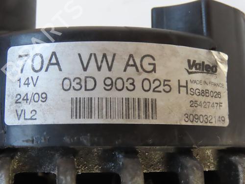 Alternator VW FOX Hatchback (5Z1, 5Z3, 5Z4) 1.2 | BP31179409M7