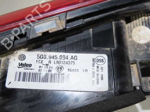 Right tailgate light VW GOLF VII (5G1, BQ1, BE1, BE2) 1.4 TSI MultiFuel | BP24489827C80 