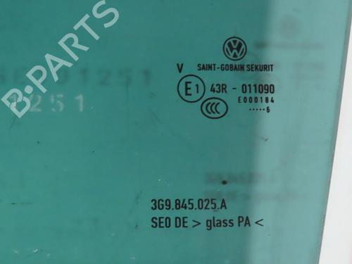 Used Rear left door window VW PASSAT B8 Variant (3G5, CB5) 2.0 TDI (150 hp) 28033548
