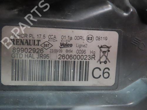 Used Left headlight RENAULT SCÉNIC III (JZ0/1_) 1.9 dCi (JZ0J, JZ1J, JZ1K, JZ1S) (131 hp) 28309997