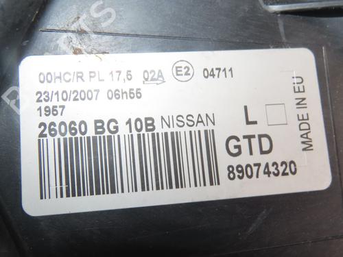 Left headlight NISSAN MICRA III (K12) 1.5 dCi | BP25859671C28 