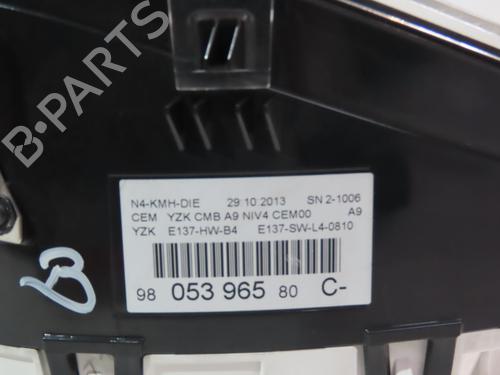 Instrument cluster PEUGEOT 2008 I (CU_) 1.6 HDi | BP17657497C47