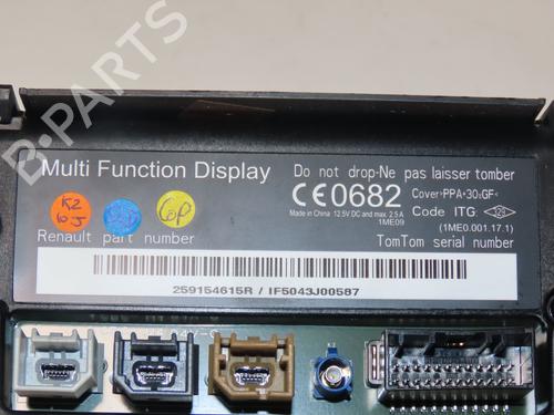 Display monitor RENAULT LAGUNA III Grandtour (KT0/1) 2.0 dCi (KT0M, KT0N, KT0S, KT19, KT1F) | BP30404686C48