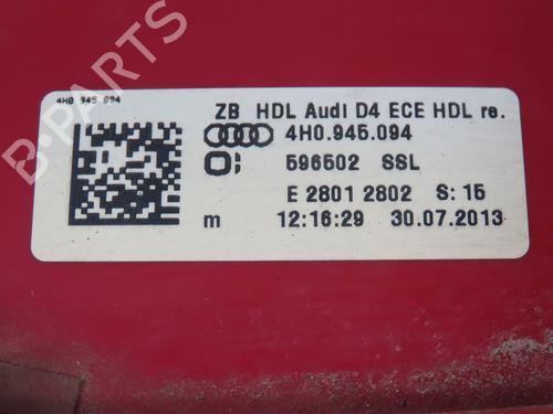 Right tailgate light AUDI A8 D4 (4H2, 4H8, 4HC, 4HL) 3.0 TDI quattro | BP37062296C80 - Image 4