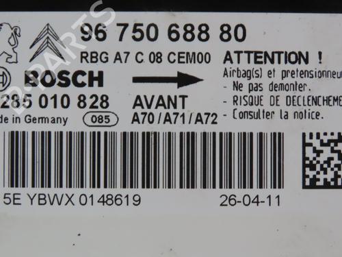 Airbag styreenhed PEUGEOT 207 (WA_, WC_) 1.4 HDi (68 hp) 28051162