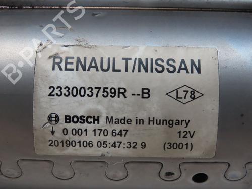 Starter RENAULT MEGANE IV Hatchback (B9A/M/N_) 1.5 Blue dCi 115 (B9A6) | BP28206197M8 