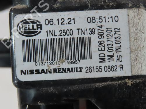 Left front fog light RENAULT TALISMAN (LP_) 2.0 Blue dCi 190 (LPAL, LPAM) | BP28613923C30