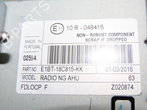 Used Radio FORD C-MAX II (DXA/CB7, DXA/CEU) 1.5 TDCi ECOnetic (105 hp) 16671256