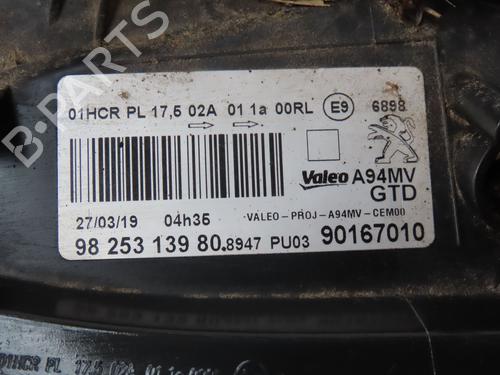 Left headlight PEUGEOT 2008 I (CU_) 1.2 PureTech 82 | BP39967033C28 - Image 2