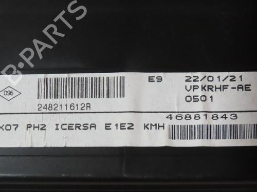 Instrument cluster RENAULT TWINGO III (BCM_, BCA_) 1.0 SCe 65 (BCMJ) | BP29516564C47