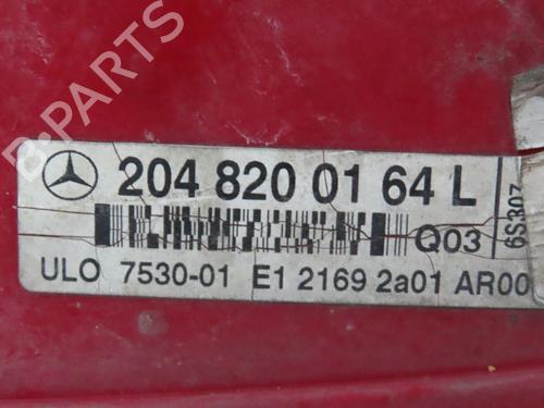 Used Left taillight MERCEDES-BENZ C-CLASS (W204) C 350 CDI (204.022) (224 hp) 29293976