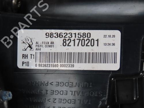 Used Right taillight Right taillight PEUGEOT 5008 II (MC_, MJ_, MR_, M4_) 1.5 BlueHDi 130 (MCYHZJ, MCYHZR, MCYHZX) (131 hp) 33770176 33770176