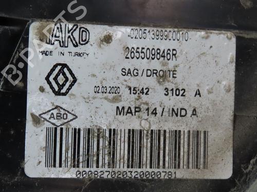 Used Right taillight RENAULT CLIO IV (BH_) 0.9 TCe 90 (BHNF, BHMA, BHMH, BHJK, BHJR) (90 hp) 28159695