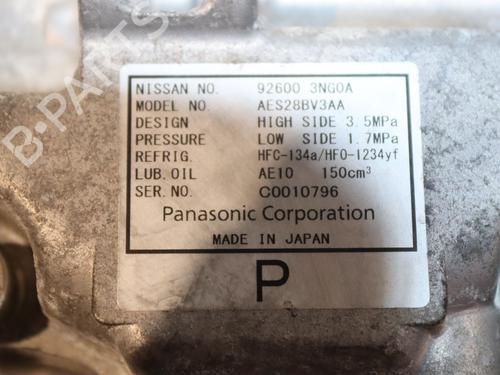AC compressor NISSAN LEAF (ZE0) Electric | BP38449470M34 - Image 4