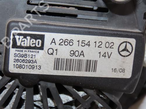 Alternator MERCEDES-BENZ A-CLASS (W169) A 160 (169.031, 169.331) | BP25981286M7 