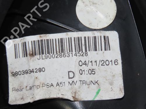 Right tailgate light CITROËN C3 II (SC_) 1.6 BlueHDi 75 | BP24460612C80