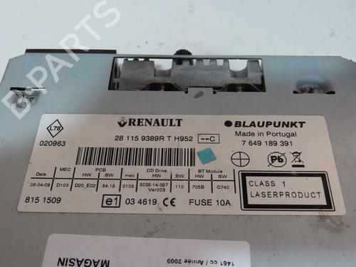 Radio RENAULT MEGANE III Hatchback (BZ0/1_, B3_) 1.5 dCi | BP17996132E6 