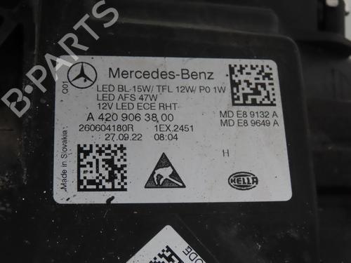 Left headlight MERCEDES-BENZ CITAN Box Body/MPV (W420) 1.5 112 CDI (420.633, 420.635) | BP31277521C28