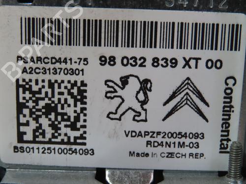Radio CITROËN C3 II (SC_) 1.6 HDi | BP27622134E6 