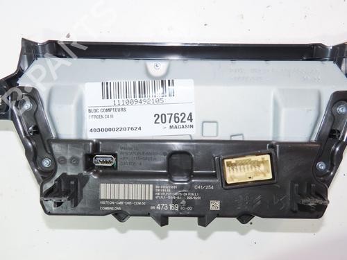 Used Instrument cluster CITROËN C4 III (BA_, BB_, BC_) 1.5 BlueHDi 130 (BBYHZB) (131 hp) 27602808